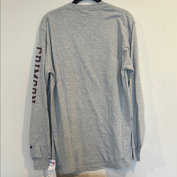 NWT Heather Gray Champion Harvard Crimson Long Sleeve Shirt - Picture 6 of 9